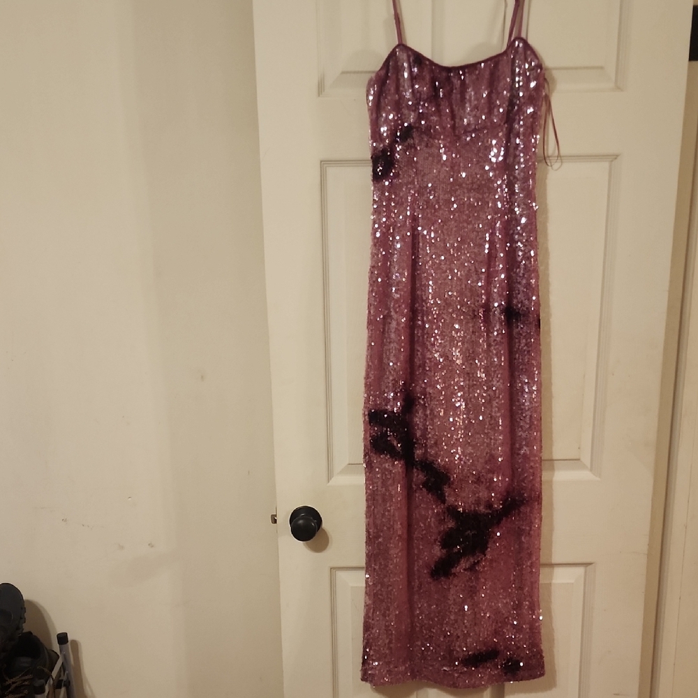 Bardot Mauve Spaghetti Strap Dress